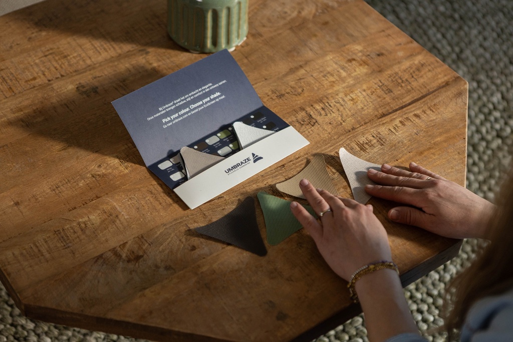 Samples gesorteerd op tafel